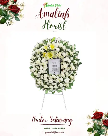 Krans Bunga Duka Karangglonggong